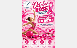 Octobre Rose. La semaine du 12 octobre au 17, nous serons tous en rose.